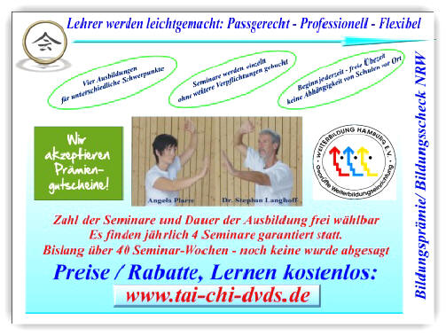 Saarbrücken: Taijiquan Ausbildung: Seminare freie Plätze  Preise, Rabatte, Termine